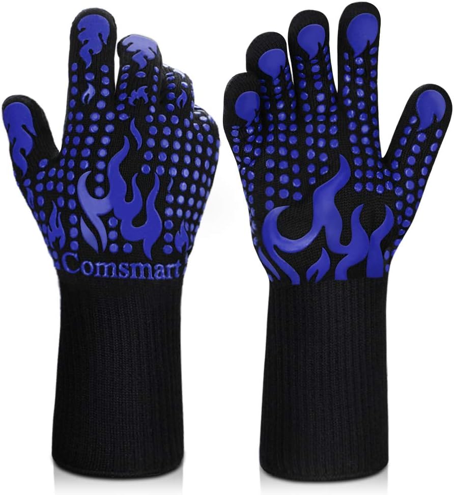 Comsmart BBQ Gloves Blue